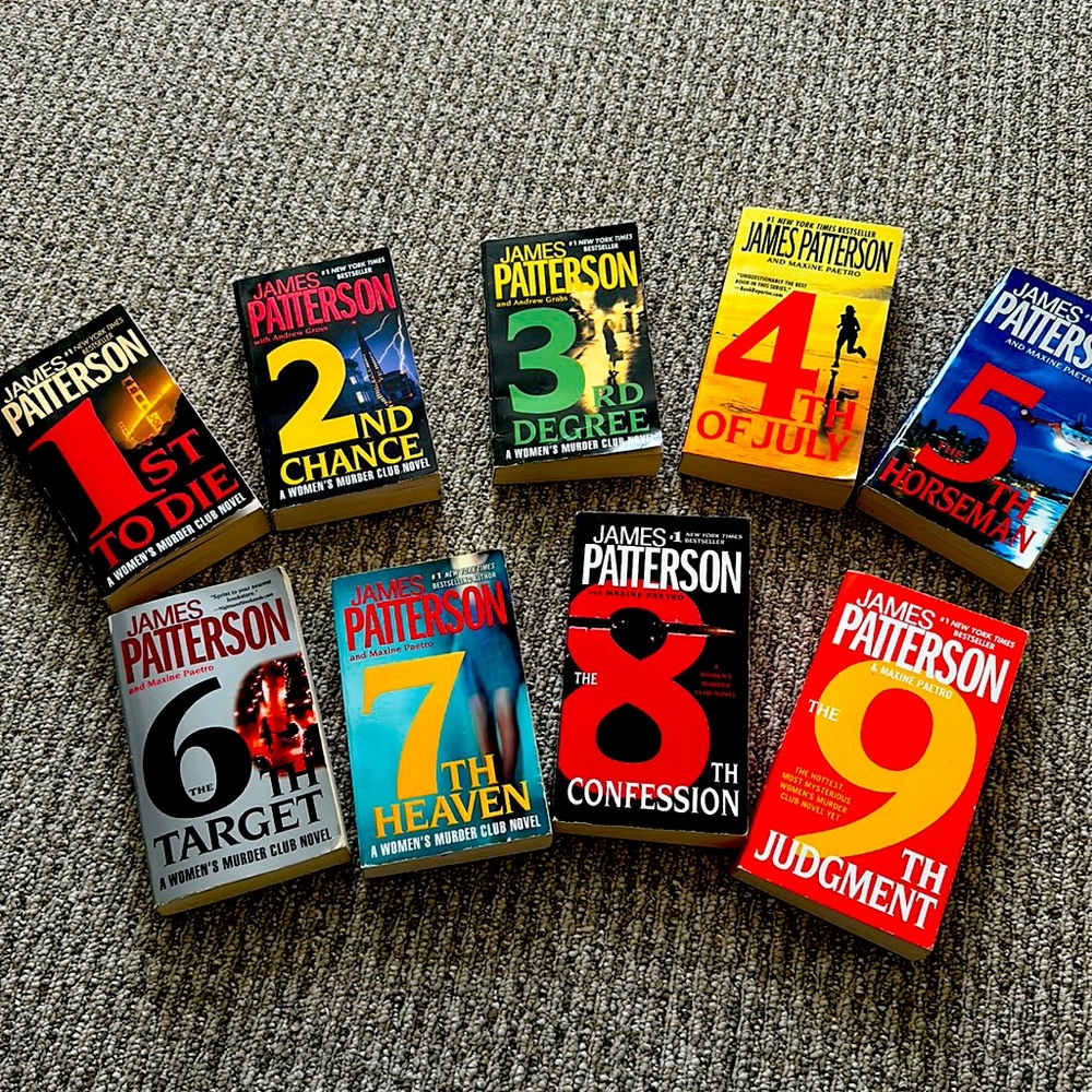 James Patterson A womens murder club series! Amazing quick reads